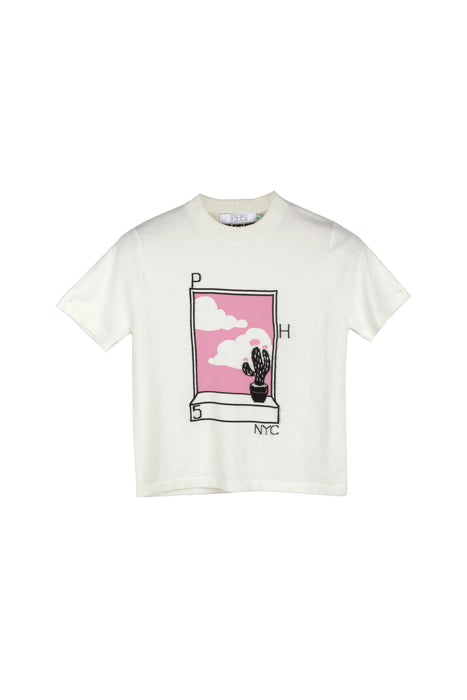 UV REACTIVE SUNNY DAY CROPPED T-SHIRT