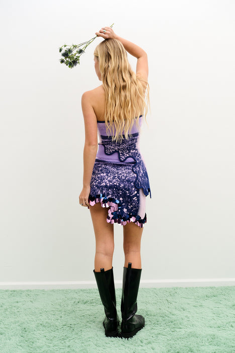 CASEY WAVY MINI SKIRT