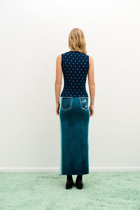 EDWIN POINTELLE TANK TOP
