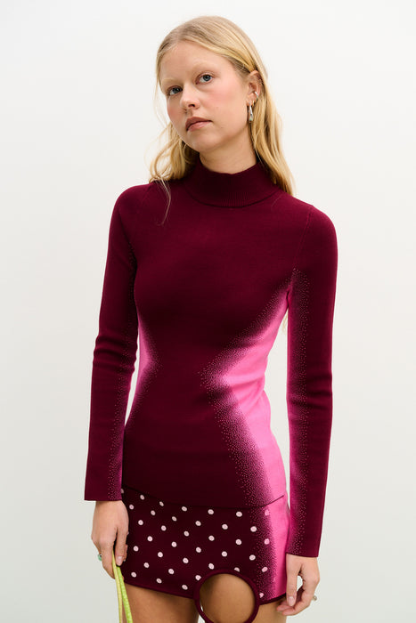 YURI ECOVERO TURTLENECK TOP