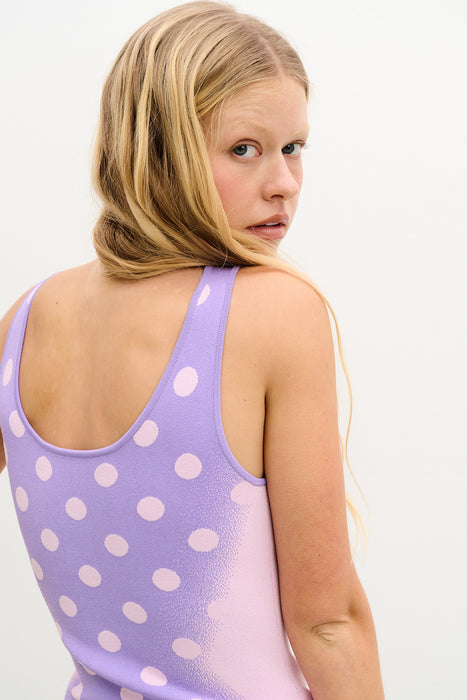 PHOEBE REVERSIBLE MINI DRESS WITH PUFF HEM