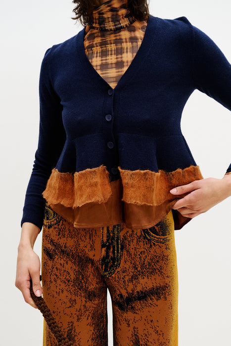 GWENDA NEEDLE PUNCH CARDIGAN