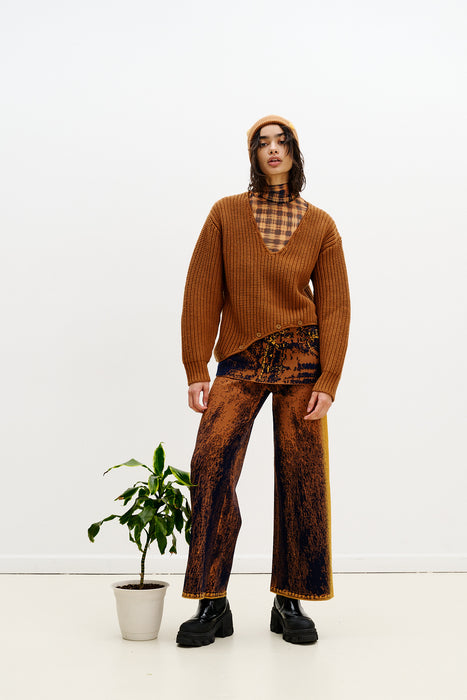 KINGSLY MERINO WOOL CHUNKY SWEATER