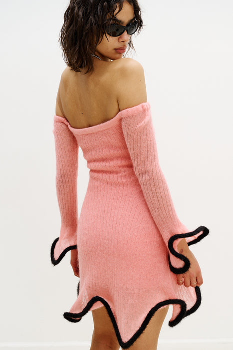 KALEI ALPACA WAVY DRESS