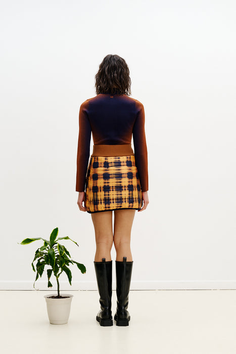 RHODA REVERSIBLE QUILTED SKIRT
