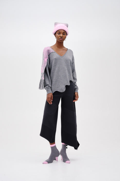 DOLLY WAVY MERINO WOOL PULLOVER