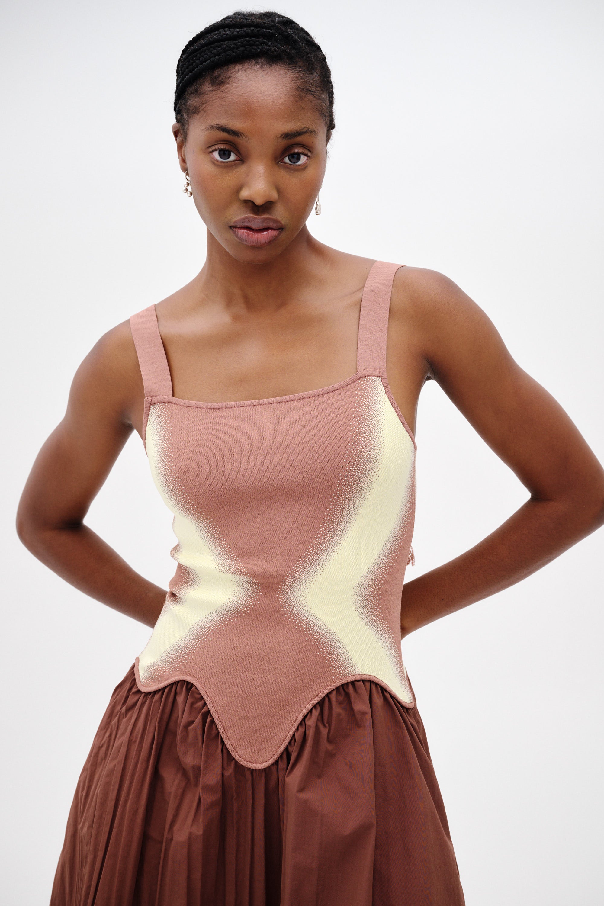 MUSHU MIXED MEDIA TANK DRESS– PH5