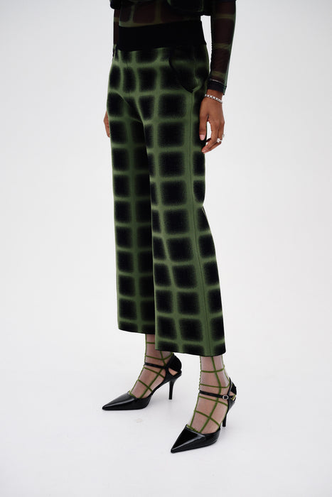 THYME WIDE LEG CROPPED PANTS