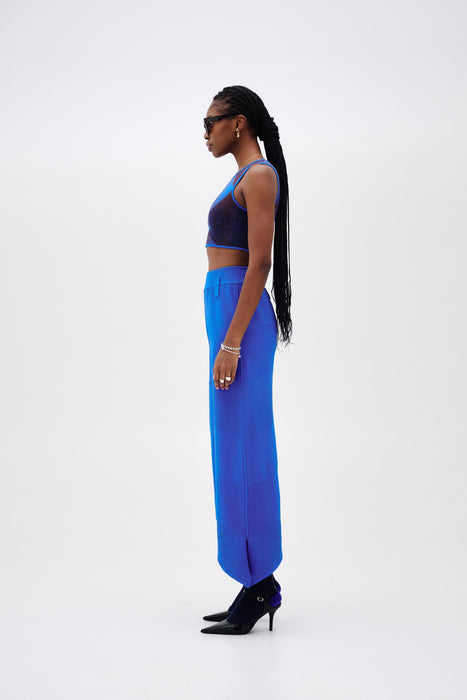 COCO ASYMMETRIC WIDE LEG PANTS