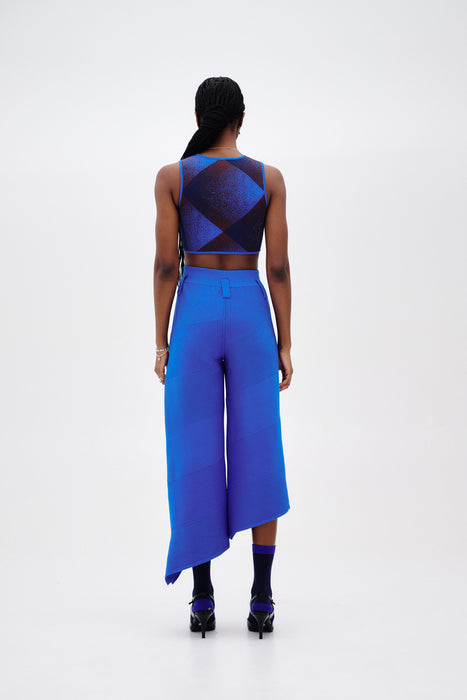 COCO ASYMMETRIC WIDE LEG PANTS