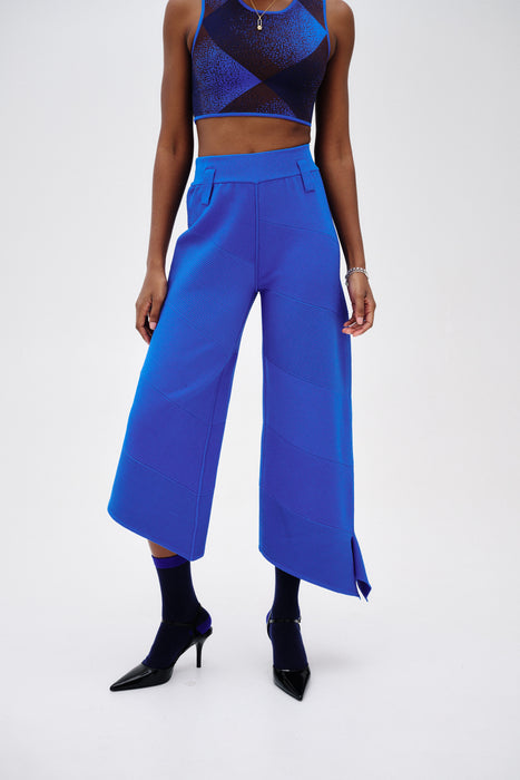 COCO ASYMMETRIC WIDE LEG PANTS