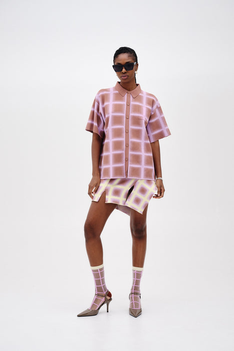 SHEBA MINI PLAID SKIRT