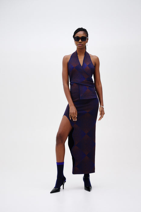 KIWI HALTER NECK WRAP DRESS PH5 KIWI HALTER NECK WRAP DRESS PH5