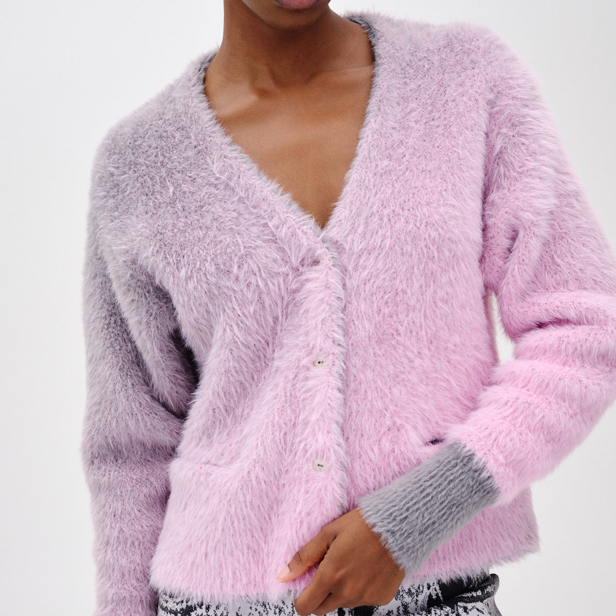 OZZY FAUX FUR OVERSIZED CARDIGAN– PH5