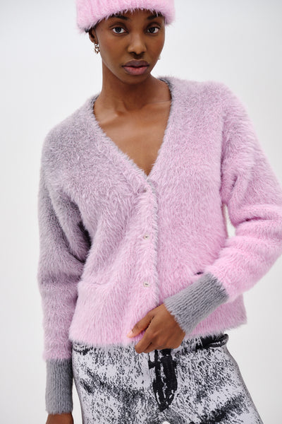 OZZY FAUX FUR OVERSIZED CARDIGAN– PH5