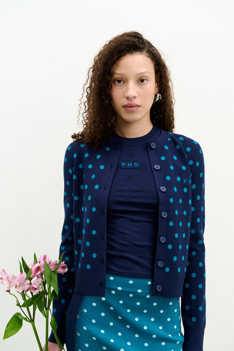 MESA POINTELLE CARDIGAN