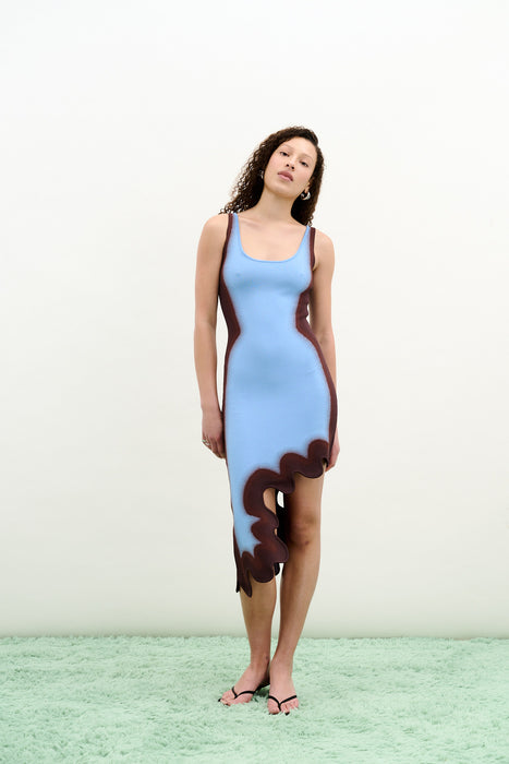 ASTER REVERSIBLE WAVY DRESS