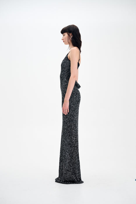 NATASHA SEQUINS MAXI DRESS