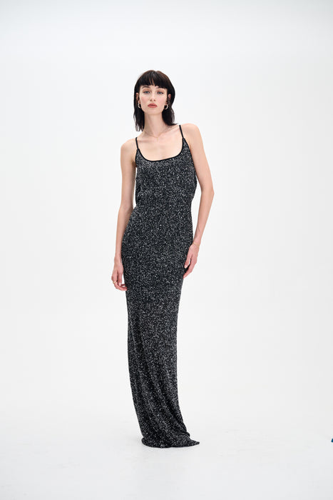 NATASHA SEQUINS MAXI DRESS