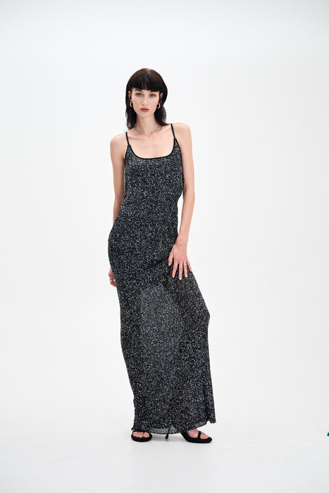 NATASHA SEQUINS MAXI DRESS