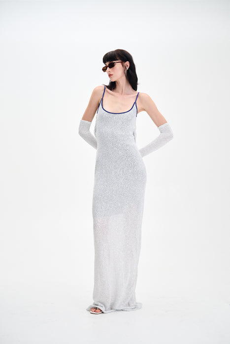 NATASHA SEQUINS MAXI DRESS