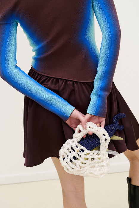 EDDIE LONG SLEEVE MINI DRESS