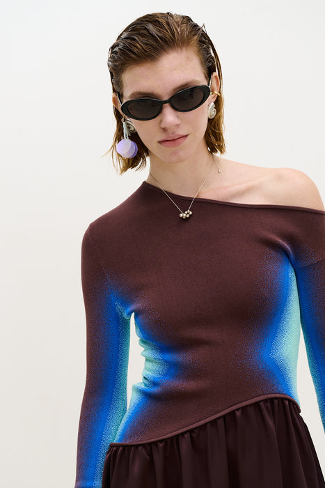 EDDIE LONG SLEEVE MINI DRESS