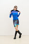 BLENNY LONG SLEEVE SHEER PULLOVER