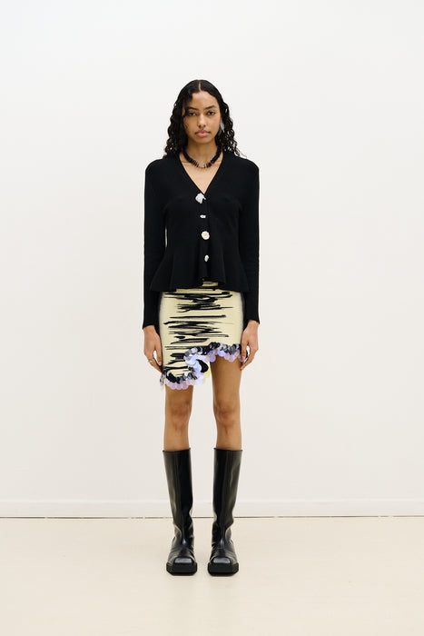 CASEY WAVY MINI SKIRT