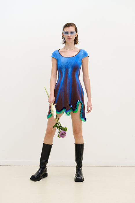 TINA MINI DRESS WITH SEQUINS