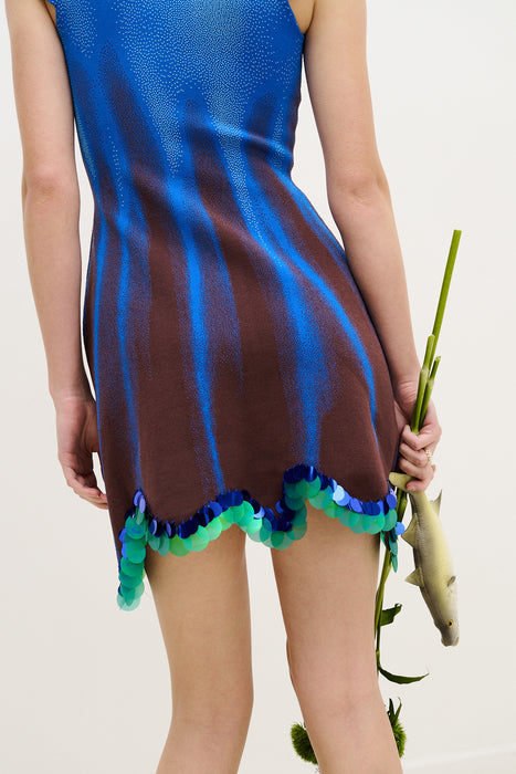 TINA MINI DRESS WITH SEQUINS