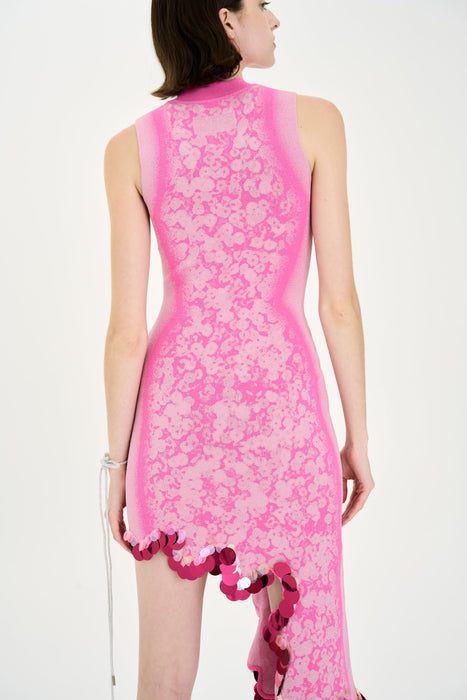 IRIS SIGNATURE WAVY DRESS WITH SEQUINS