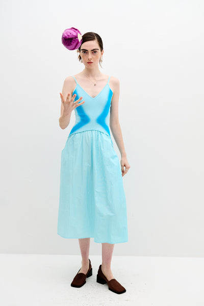 CHILI MIXED MEDIA TANK DRESS– PH5