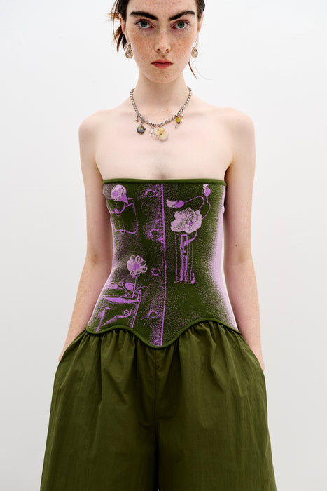 OKRA MIXED MEDIA JUMPSUIT