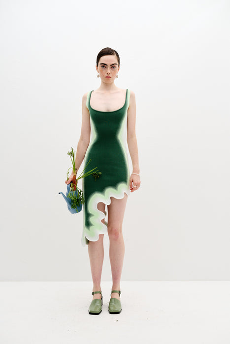 ph5 dress green BROOKLYN WAVY ASYMMETRIC DRESS PH5