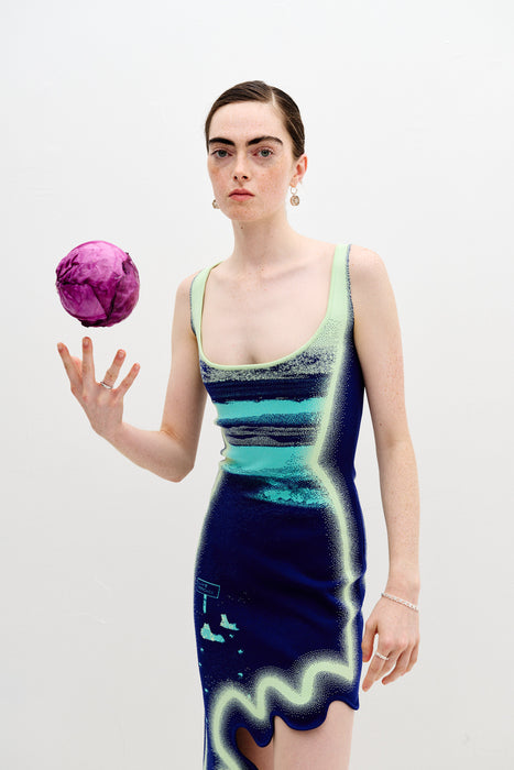 Hazel Reversible Wavy Asymmetric Dress S Hazel Reversible Wavy Asymmetric Dress S