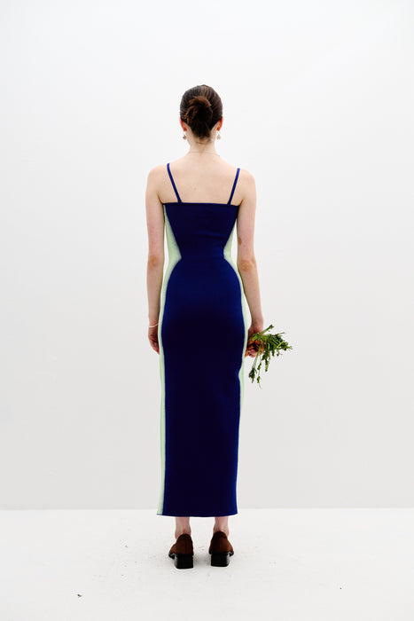 iris flower print maxi tank dress IRIS FLOWER PRINT MAXI TANK DRESS S