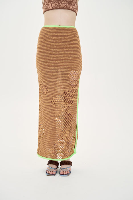 ROWAN CROCHET MAXI SKIRT