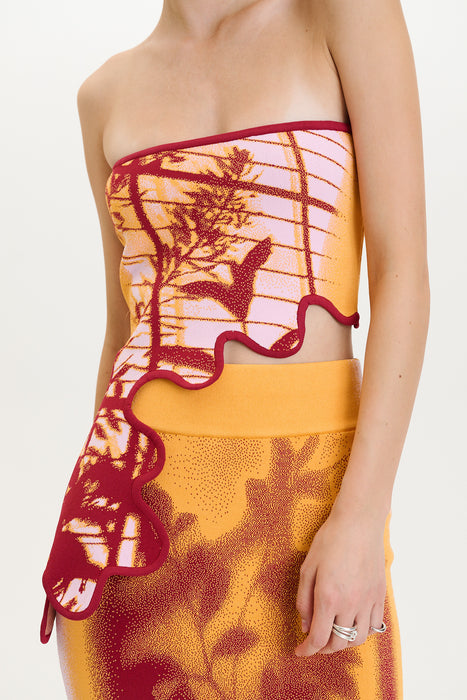 ALANI WINDOW PRINT MINI SKIRT