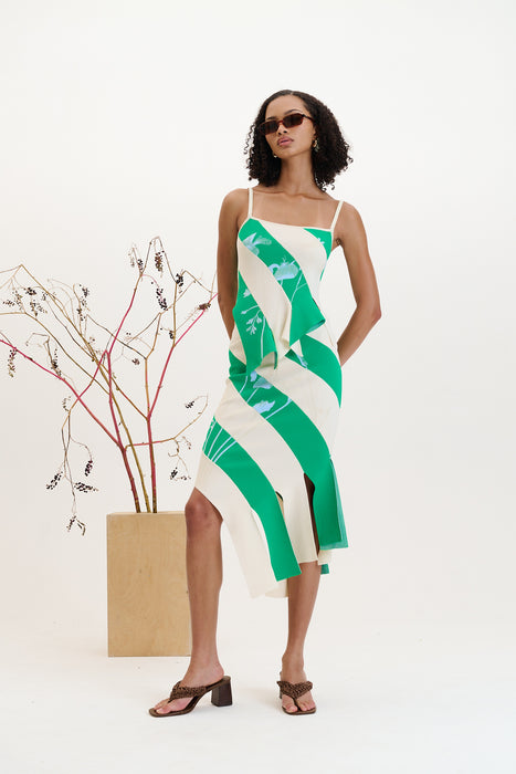 HESPER UV REACTIVE MIDI SKIRT