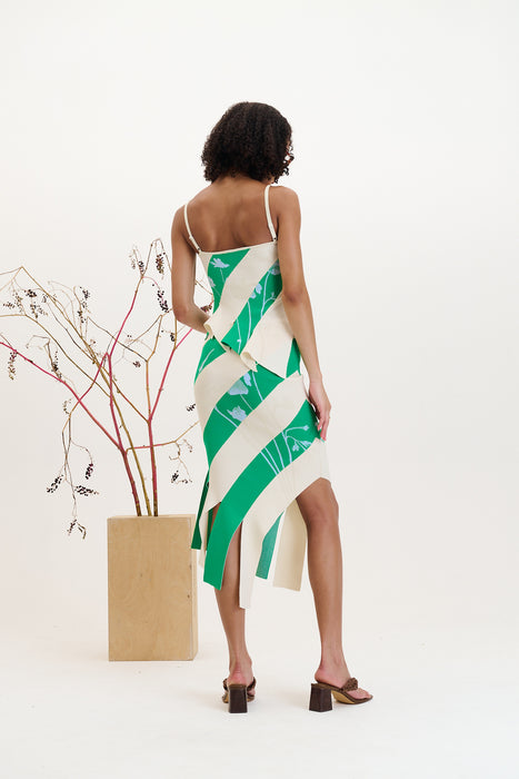 HESPER UV REACTIVE MIDI SKIRT