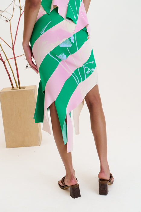 HESPER UV REACTIVE MIDI SKIRT