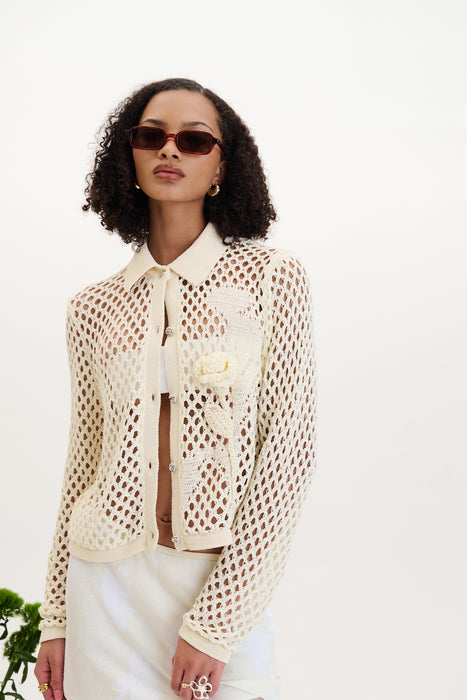 TAMRAH CROCHET SHIRT