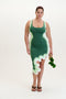 ASTER REVERSIBLE WAVY ASYMMETRIC DRESS