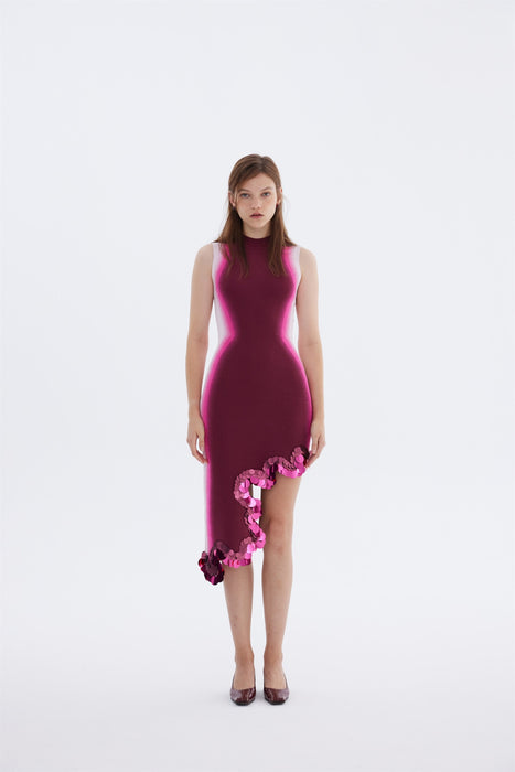 MAYA WAVY ASYMMETRIC DRESS WITH SEQUINS PH5 MAYA WAVY ASYMMETRIC DRESS WITH SEQUINS PH5