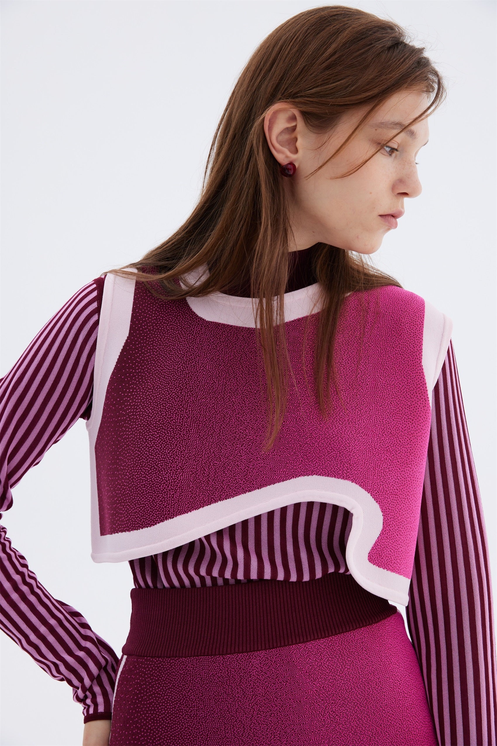 DAHLIA OVERSIZED WAVY CROP TOP– PH5