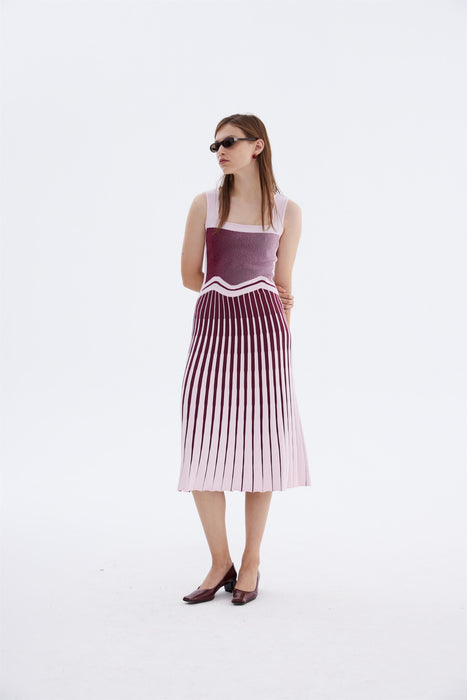 PARLOR WAVY TANK DRESS