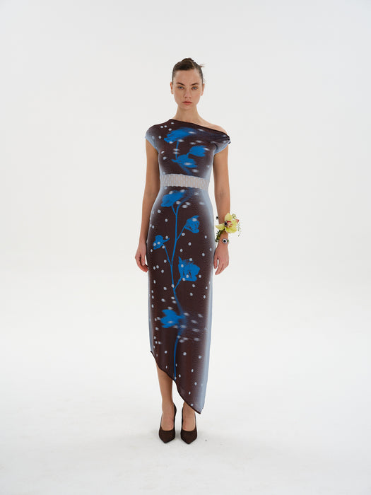 SOFIA DROP SHOULDER LONG DRESS