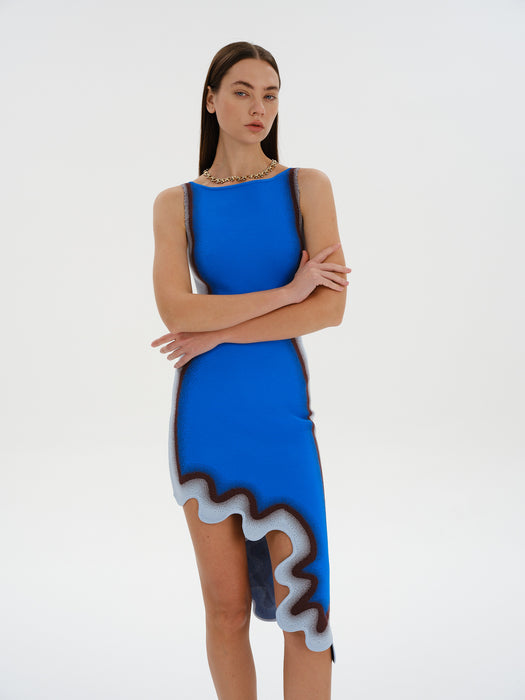 ASTER REVERSIBLE WAVY DRESS