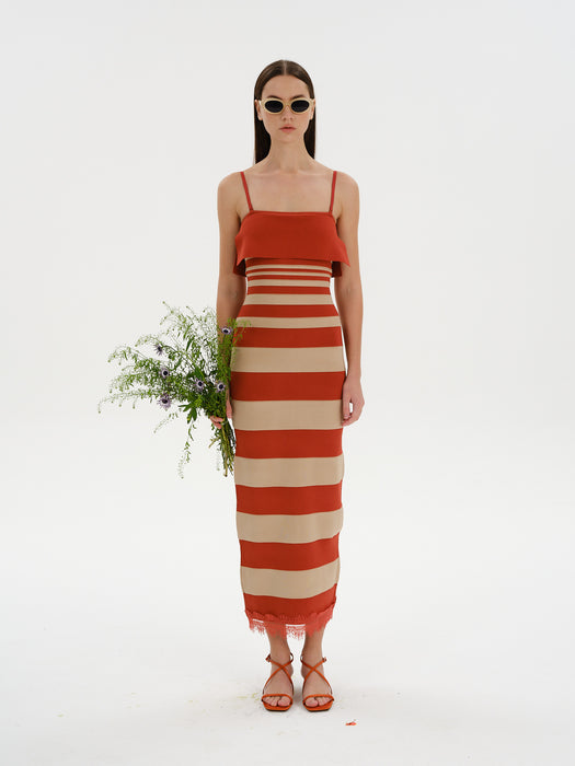 DAPHNE BANDAGE MIDI DRESS